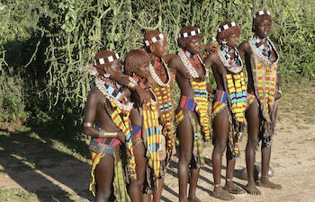 De stammen in zuid Ethiopië